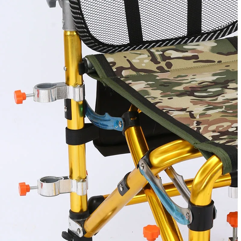 2023 New Aluminum Alloy Fishing Chair Light Lamp Holder Stand Fishing Connector Light Bracket Fishing Accessory Tool