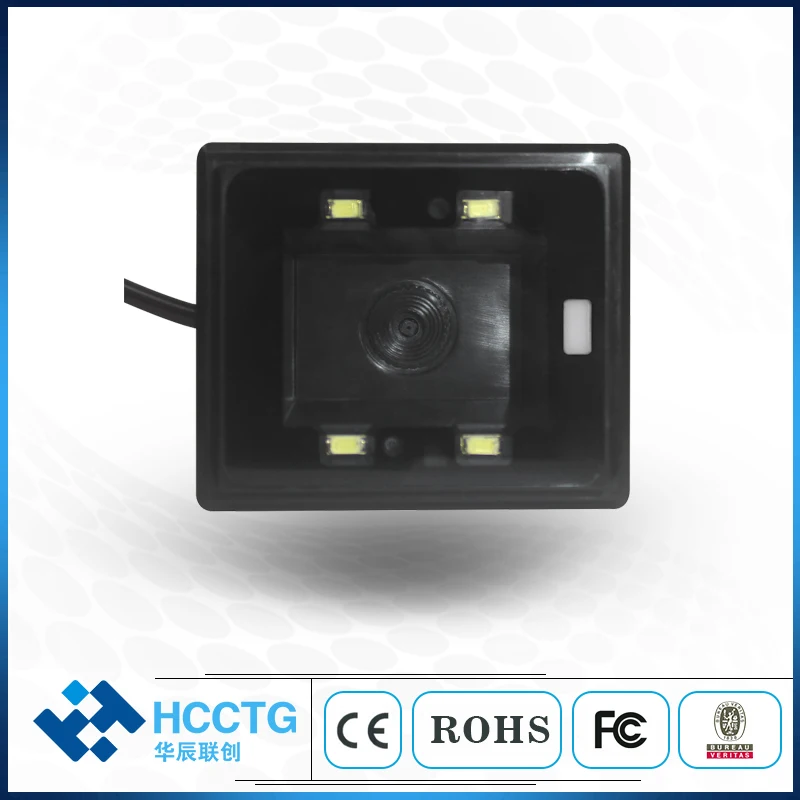 

Black Quick Scan E-Ticketing Machine Fixed Reader 1d 2D Qr Code Barcode Scanner Module (HS-2003C)