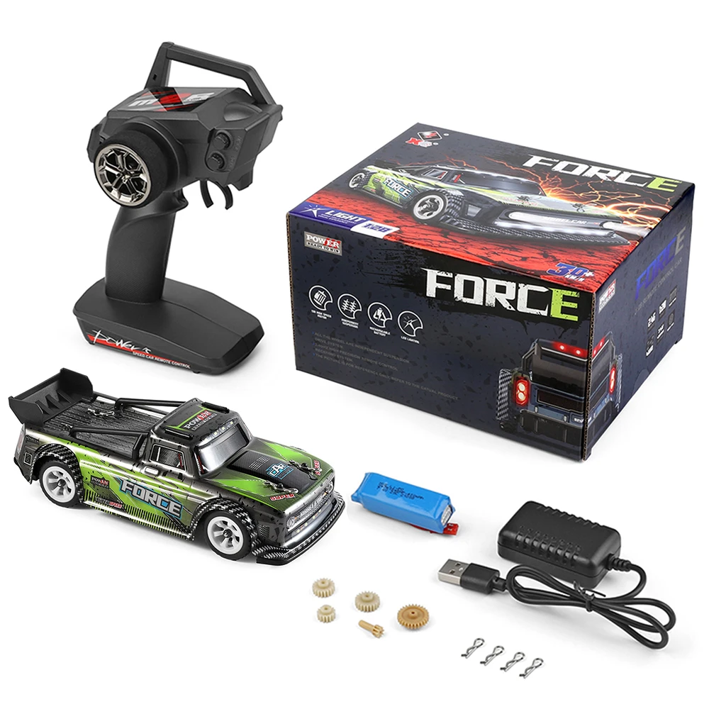 Wltoys 284131 1/28 2.4G 4WD Short Course Drift RC Car Vehicle Models With Light 30km High-speed Kids Children Toys pk K989