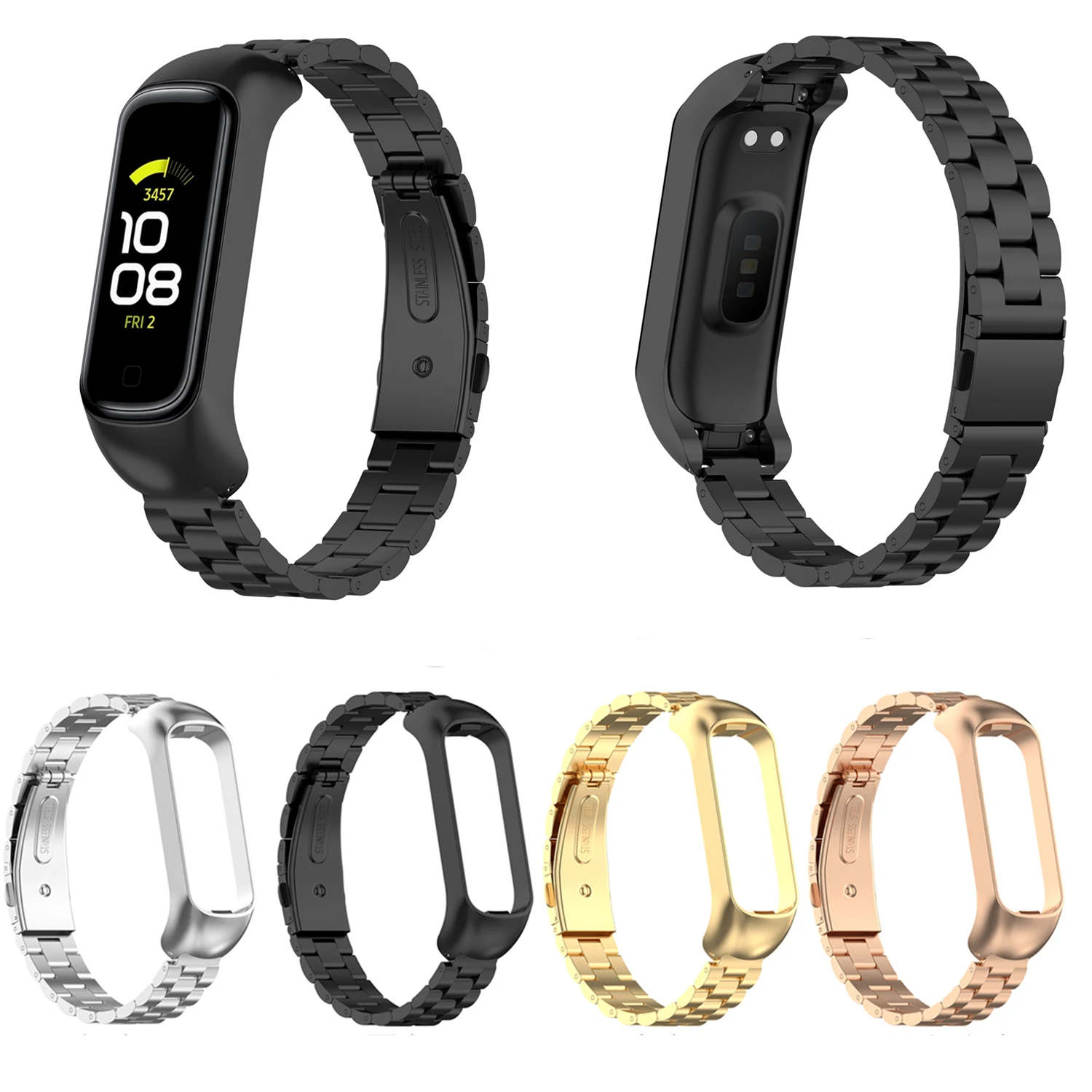 

Ремешок из нержавеющей стали для Samsung Galaxy Fit 2, сменный Браслет для часов Samsung Galaxy Fit2