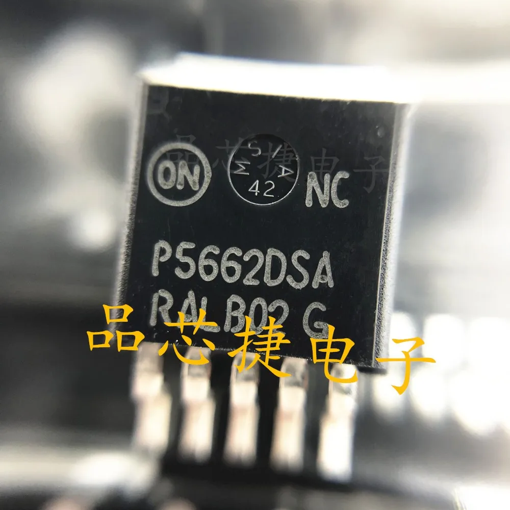 

10pcs/Lot NCP5662DSADJR4G Marking P5662DSA TO-263-5 Low Output Voltage,Ultra-Fast 2.0 A Low Dropout Linear Regulator With Enable