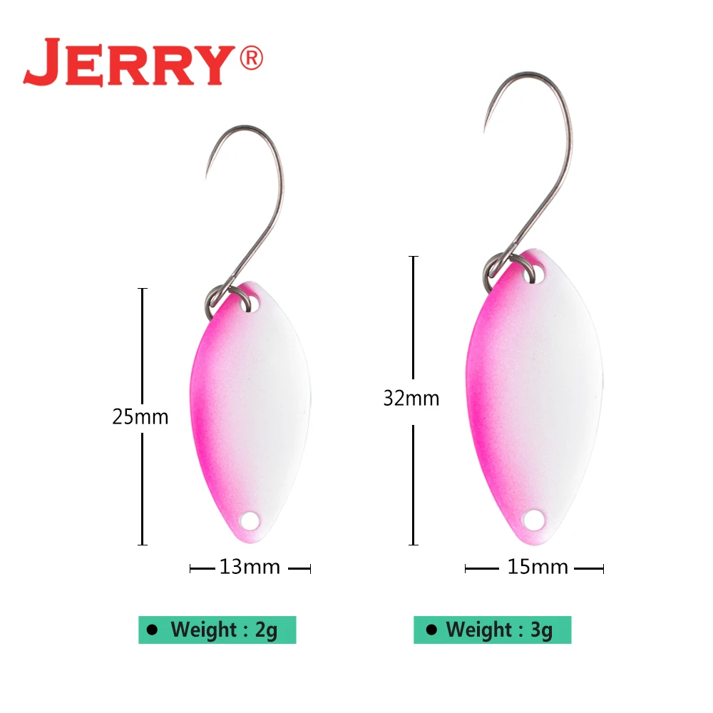 Jerry Taurus Señuelos para trucha: cucharas metal y wobbler latón - imagen 2