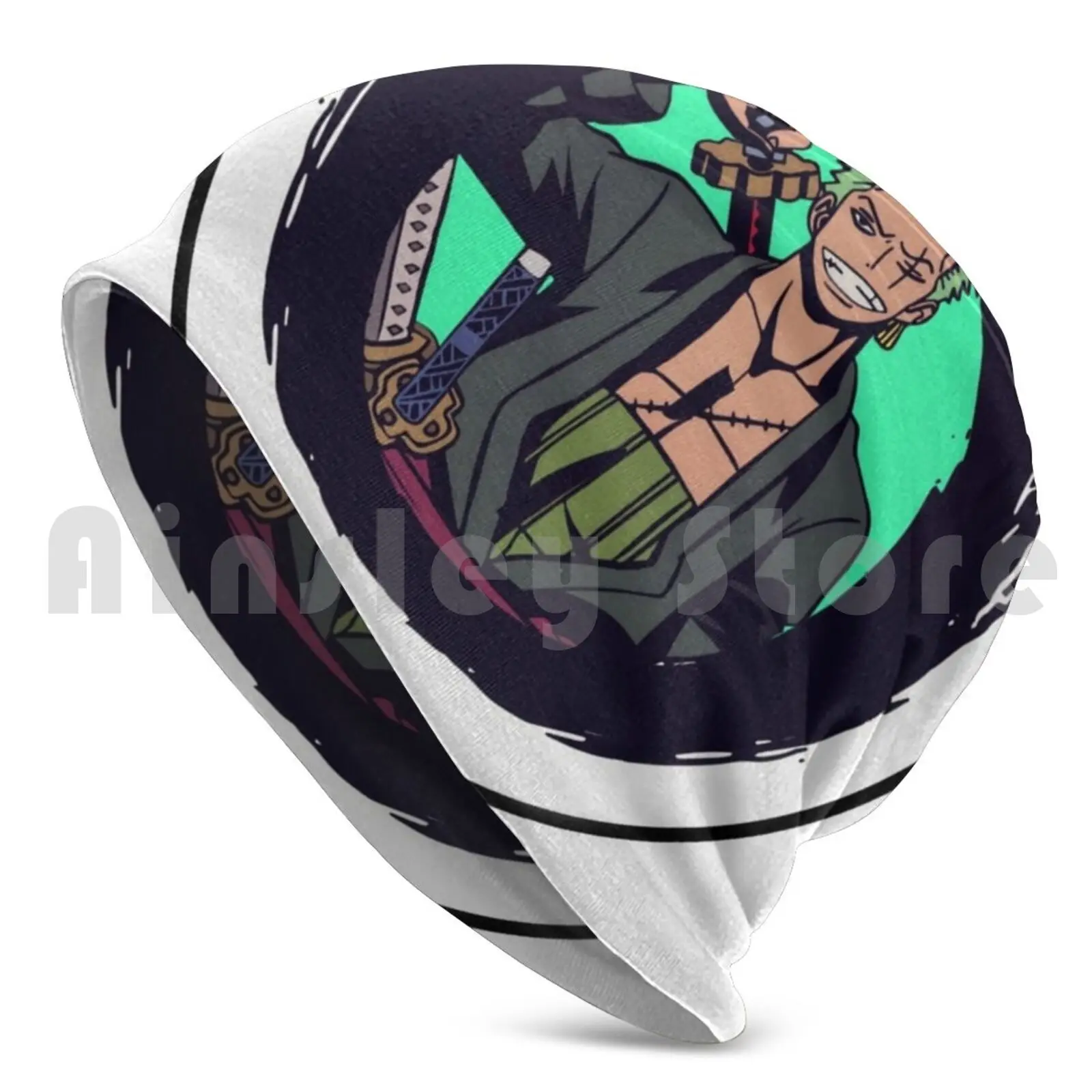 Roronoa Zoro Beanies Knit Hat Hip Hop Roronoa Zoro Mugiwara Anime Manga