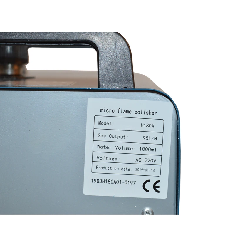 Máquina pulidora de llama acrílica, amoladora eléctrica de cristal, espejo, plexiglás, joyería, H180, 220V/110V, 95L/H