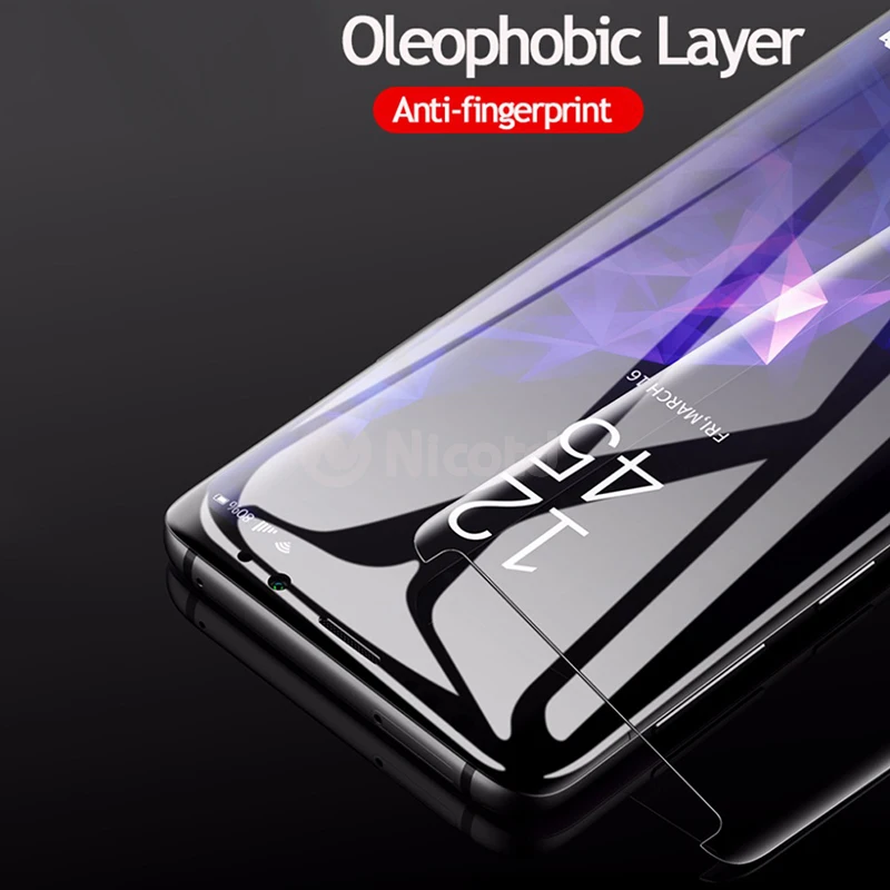UV Tempered Glass Film For Samsung Note 9 S10 Full Liquid Glue Screen Protector For Samsung Galaxy S8 S9 Plus S7 Edge Note 8 S10