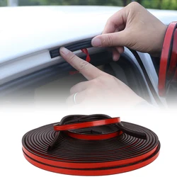 Car Styling B Type Noise Insulation Car Door Seal Strip Stickers Anti-Dust Soundproof Sealing  Interior Automobiles Accessories