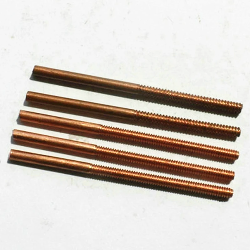 Haste de rosqueamento da linha do eletrodo da faísca do cu do metal do unc 2-56/6-32/unf3/8-24