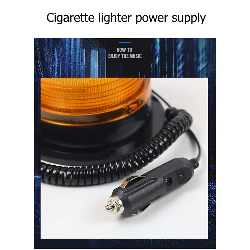 OURFENG LED Car Indicator Lights 12V To 60V Warning Bus Magnetic Flashing Signal light