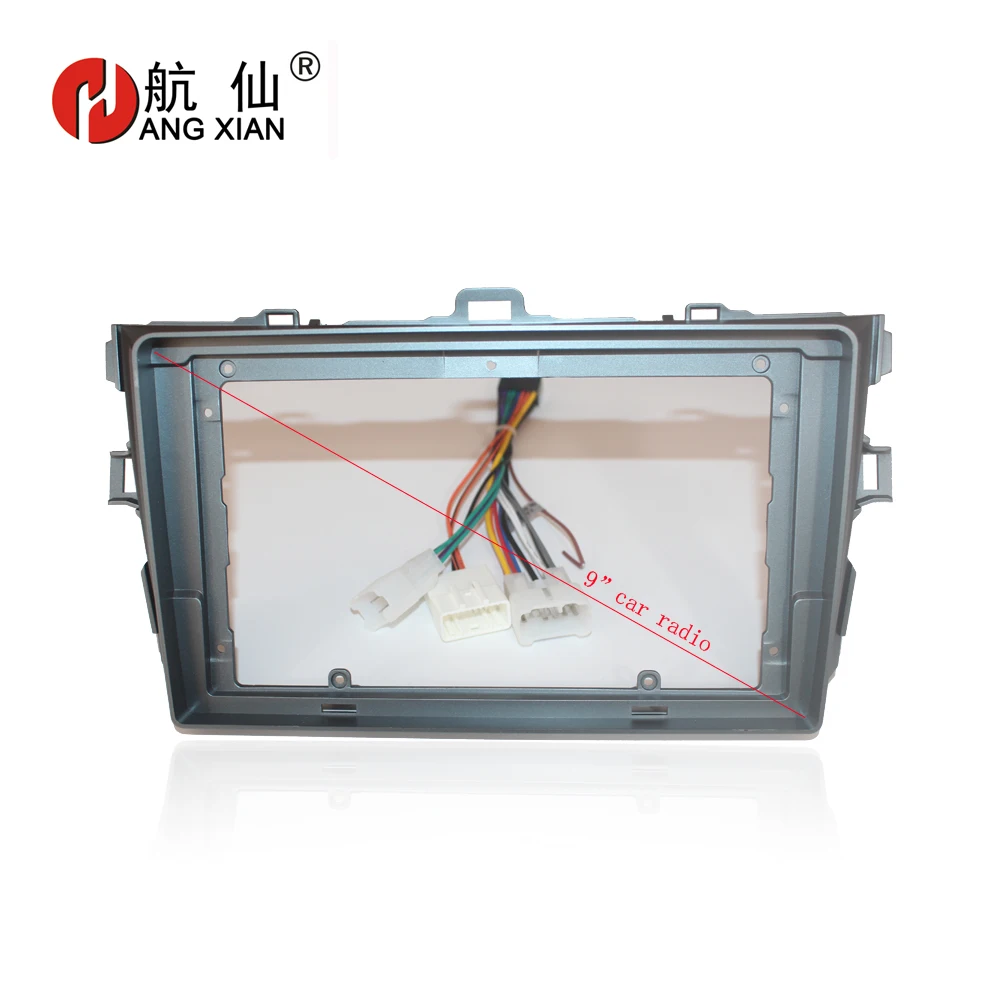 

HANGXIAN 2Din Car Radio Fascia frame for TOYOTA COROLLA 2007-2013 car DVD gps Panel Dash Kit Installation Frame Trim Bezel