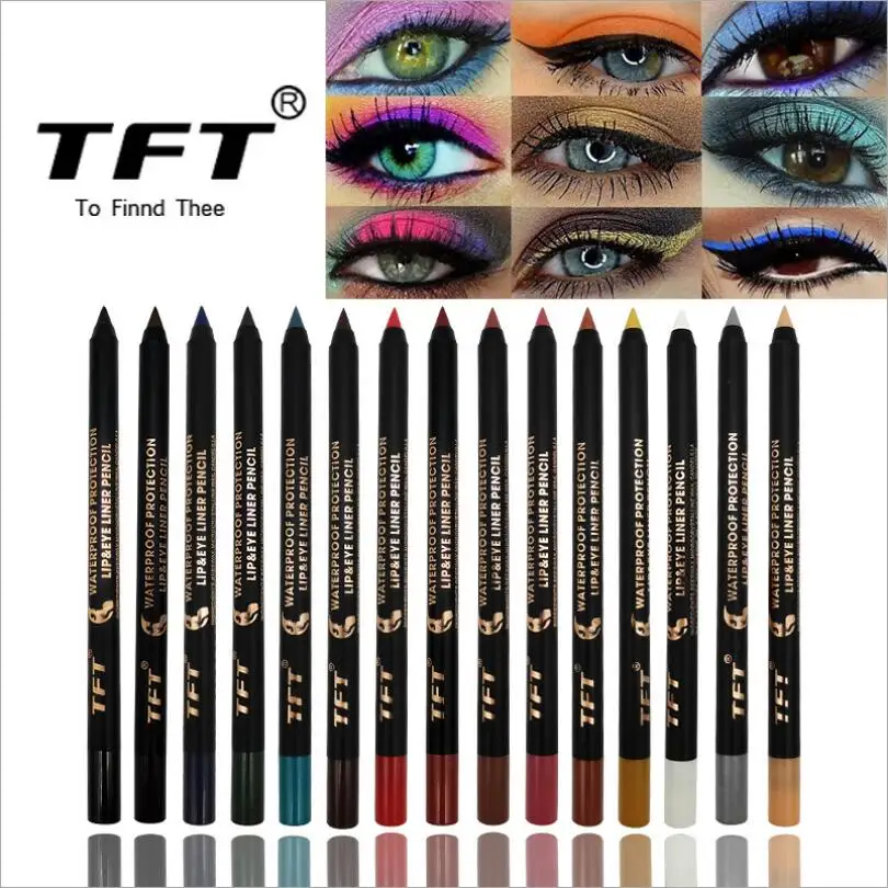 

Cat Eye Makeup Waterproof Neon Colorful Liquid Eyeliner Pen Comestics Long-lasting Black Eye Liner Pencil Makeup Tools T0678