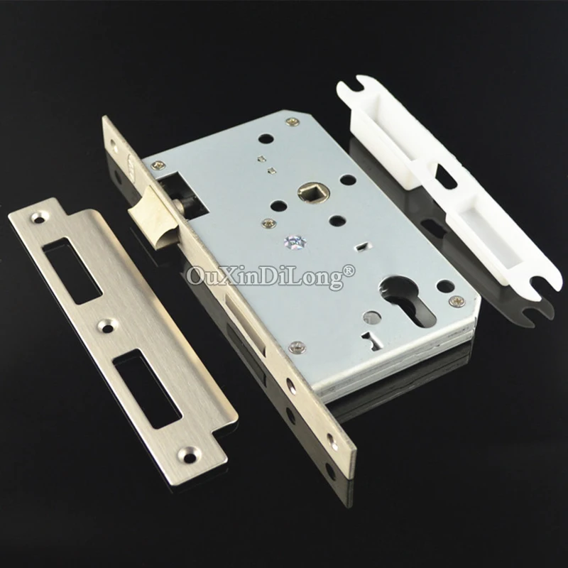 Brand New Stainless Steel Fire Proof Door Lock Hospital Office Fire Door Wood Door Lock body 7265 / 6572 Door Lock Repair Parts