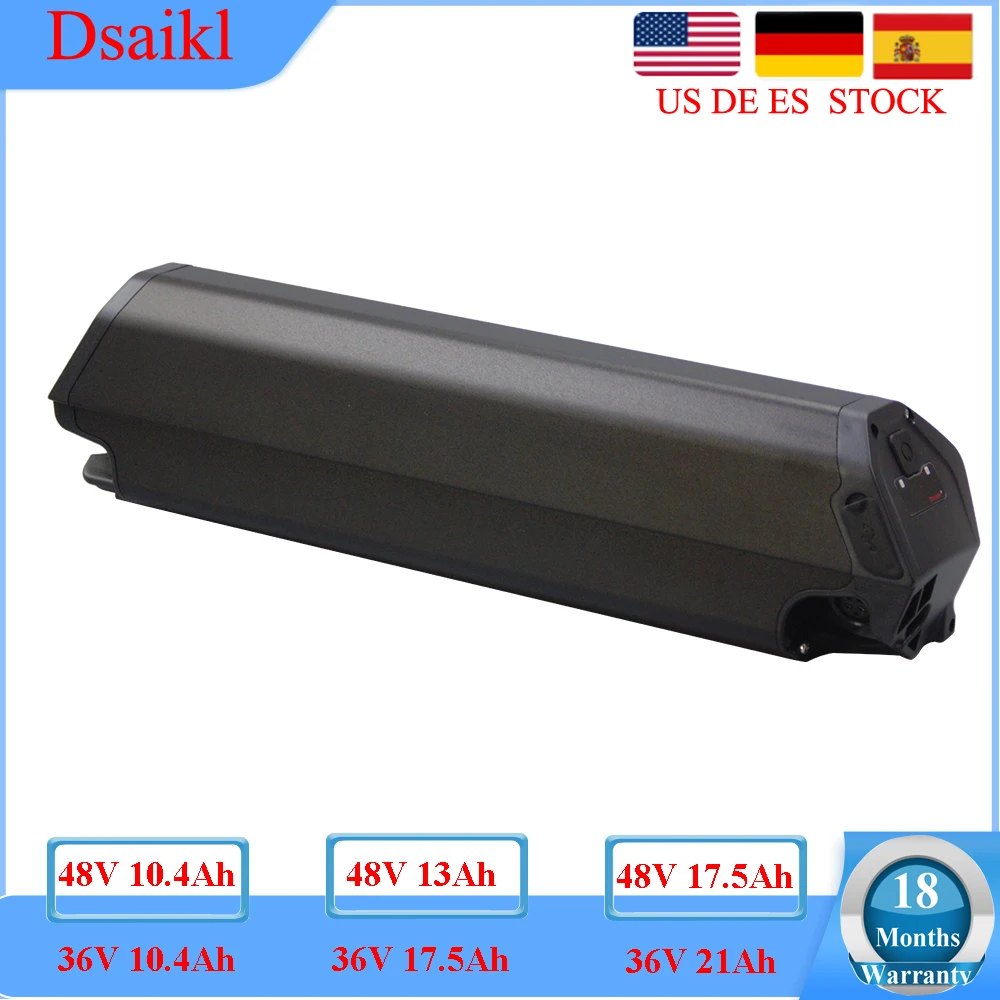 

Reention Dorado Plus Skymaster Ebike Battery Pack 36V 10.4Ah 13Ah 14Ah 15Ah 16Ah 17.5Ah 20Ah 21Ah Batteries with 42V Charger