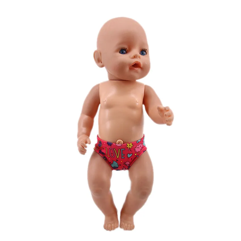 Puppe 15 Arten Farbe Muster Höschen Für 18-Zoll Amerikanischen & 43 Cm Geboren Baby Unsere Generation, geburtstag Mädchen Spielzeug Geschenk