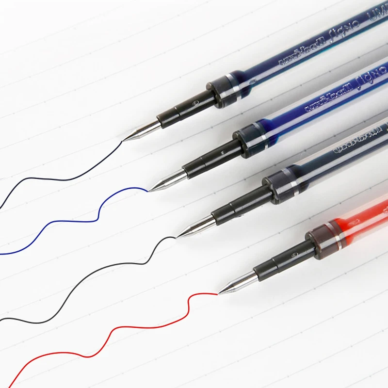 Uni Ball UMR-85 Signo Refills for UMN-152/207/105 Micro Line 0.5mm Roller Ball Japan Black/Blue/Red/Blue Black Colors for Choose