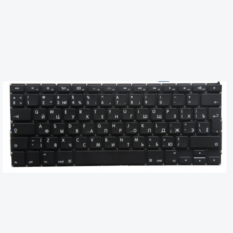 GZEELE New For Apple MacBook Pro A1297 MC024 MC725 MD311 MC311 MC226 MB064 RU Russian Laptop Keyboard 17 Inch'' black