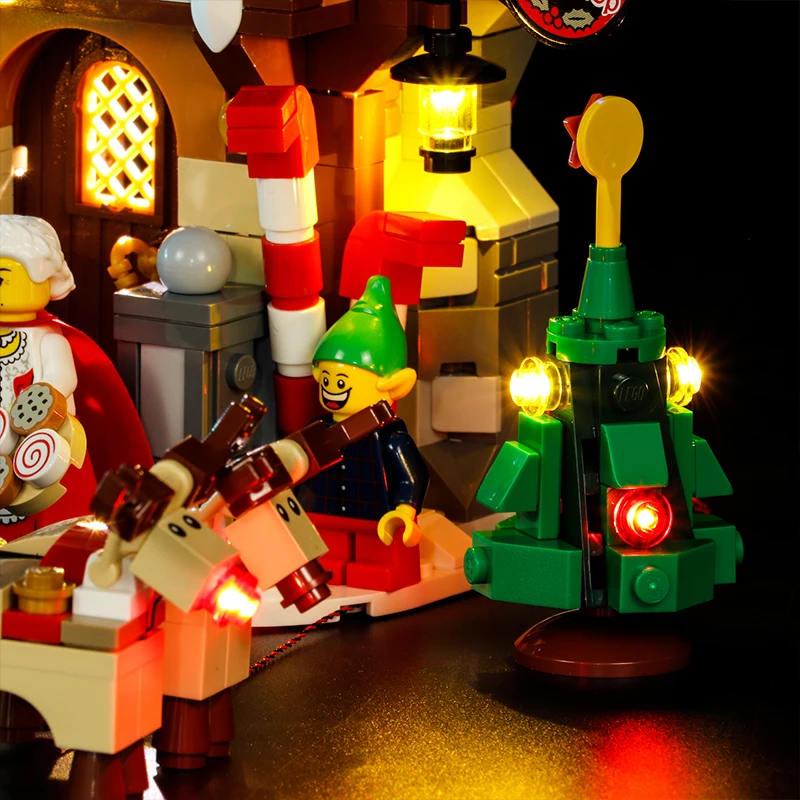 Led Light Set  For 10245 Santa\'s Workshop The Father Christmas\' Working Room Winter Building Blocks Only Light