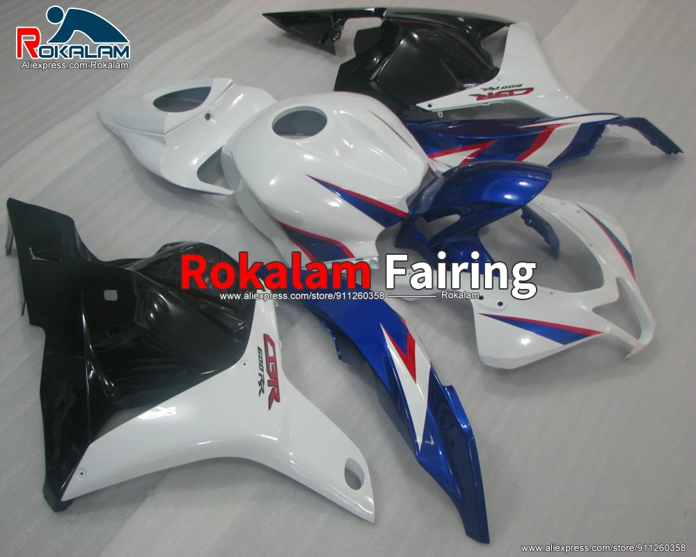 

Bodywork Fairing For Honda CBR600 RR F5 2009 2012 CBR 600RR CBR600RR 09 12 Motorcycle White Fairings (Injection Molding)