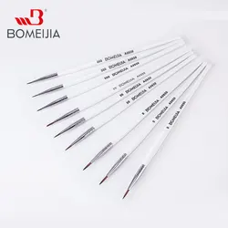 6pcs/Set Paint Brushes Artist Weasel Hair Brush Pen For Gouache Watercolor Paint Oil Painting For Beginners & Artists