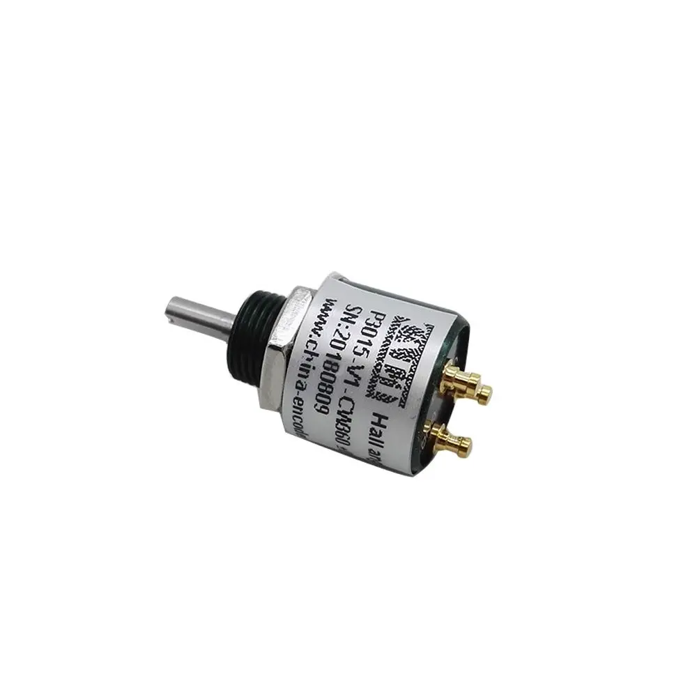 CALT ミニホール角度センサ 5V DC 360 度測定センサーアルミニウム非接触ポテンショメータ 0-5 12V 3 ピンアウト P3015-V1-CW360