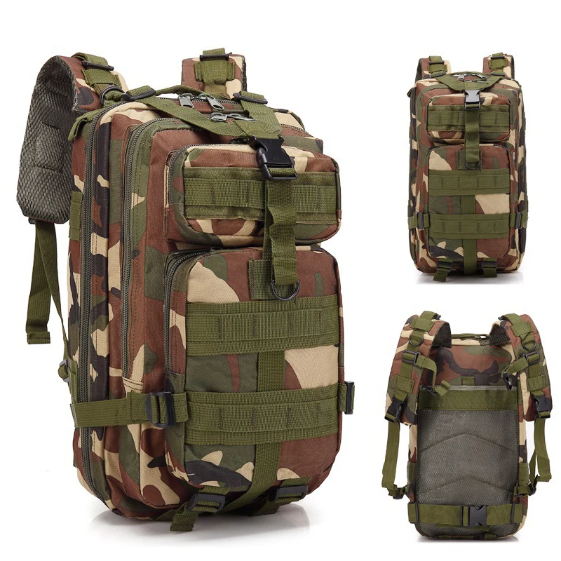 3P Tactical Backpack Molle Shoulder Bag Men Outdoor Camping Hiking Backpacks Waterproof Travel Backpack