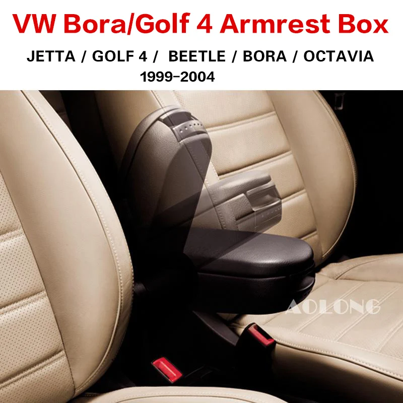 FOR 1999--2004 V.W JET.TA/BORA/golf MK4 IV,Car Accessories Auto Parts Center Armrest Console Box Driver Arm rest