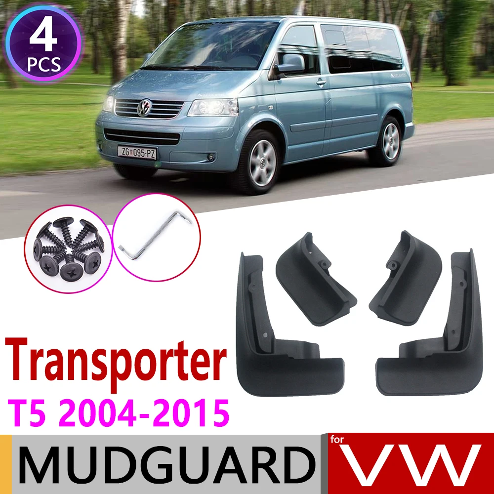 

for Volkswagen VW Transporter T5 2004~2015 Mudflap Fender Mud Guard Mudguard Splash Flap Mudguard Accessories Caravelle Multivan