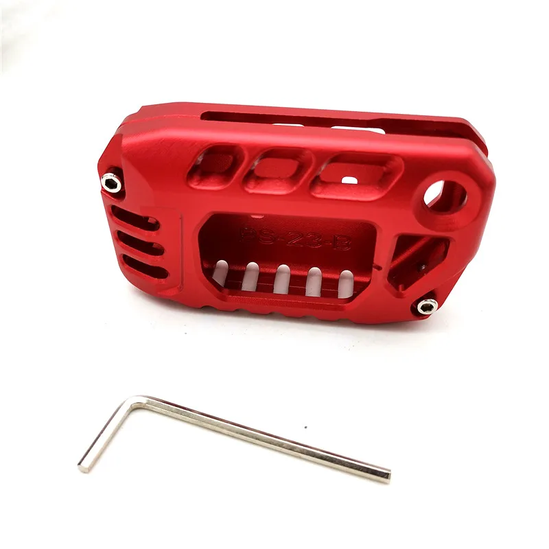 New Arrival High Quality Red Alloy Key Cover Case Protector Shell For Jeep Wrangler JL JT Gladiator 2018+