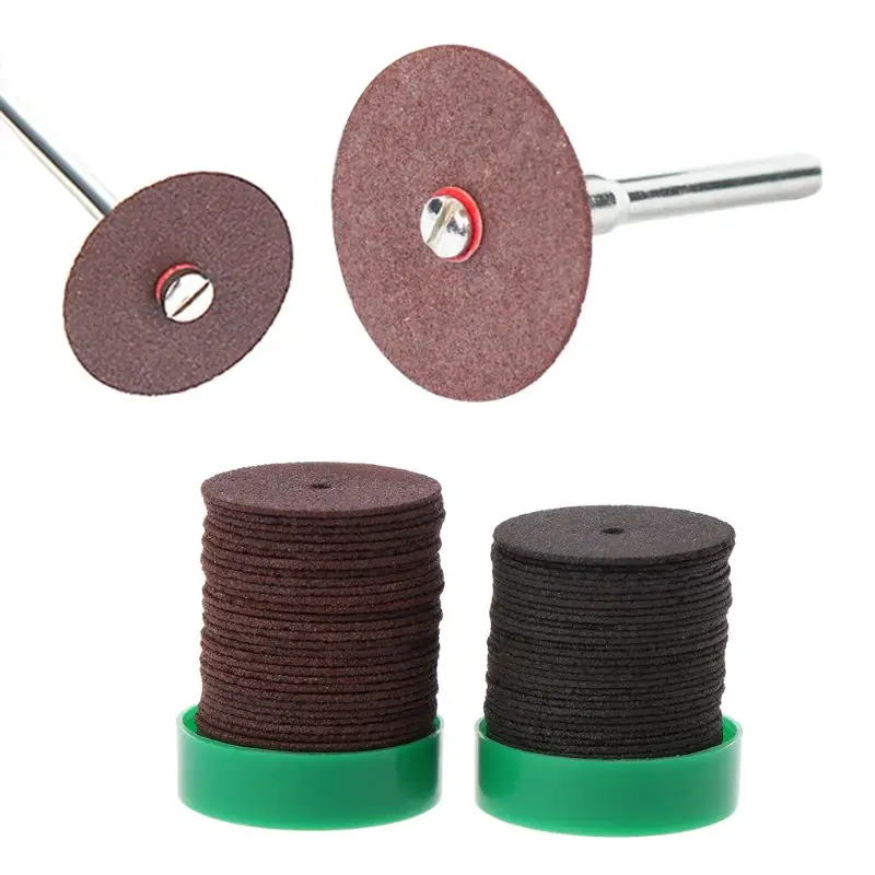 36Pcs Dremel Accesories 24mm Abrasive Cutting Discs Cut Off Wheels Disc for Dremel Rotary Tools Electric Metal Wood Cutting Tool