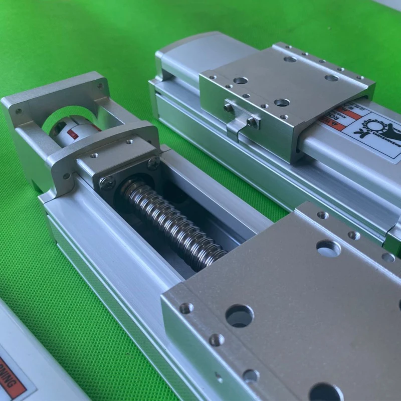 Imagem -04 - Totalmente Fechado Linear Guia Trilho Slide Tabela Bola Parafuso Slide Module Tabela de Slide nc Elétrica 75 Wide