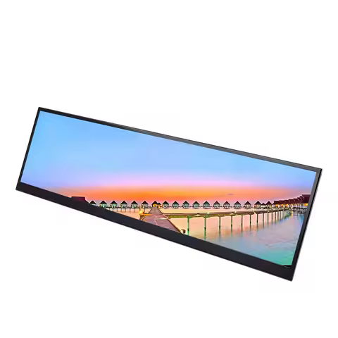 14-inch 4K bar monitor 3840*1100 IPS HD display supports game console/Raspberry PI/PC sub screen advertising Aida 64 display