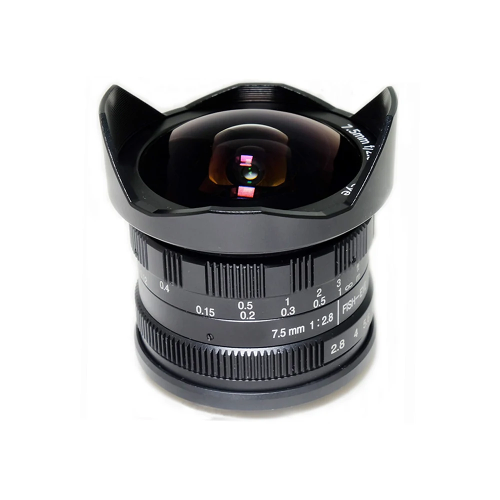 Pixco APS-C CL-Mil7528N 7.5mm F2.8 Fish-eye Wide Angle Lens