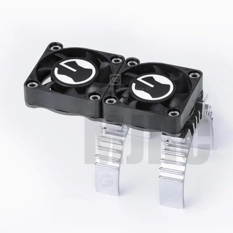

GRC SCX10 D110 TRX4 TRX6 motor For 3650 3660 3670 3674 540 550 Motor Heat Sink W/Two Cooling Fan W/Thermal Switch