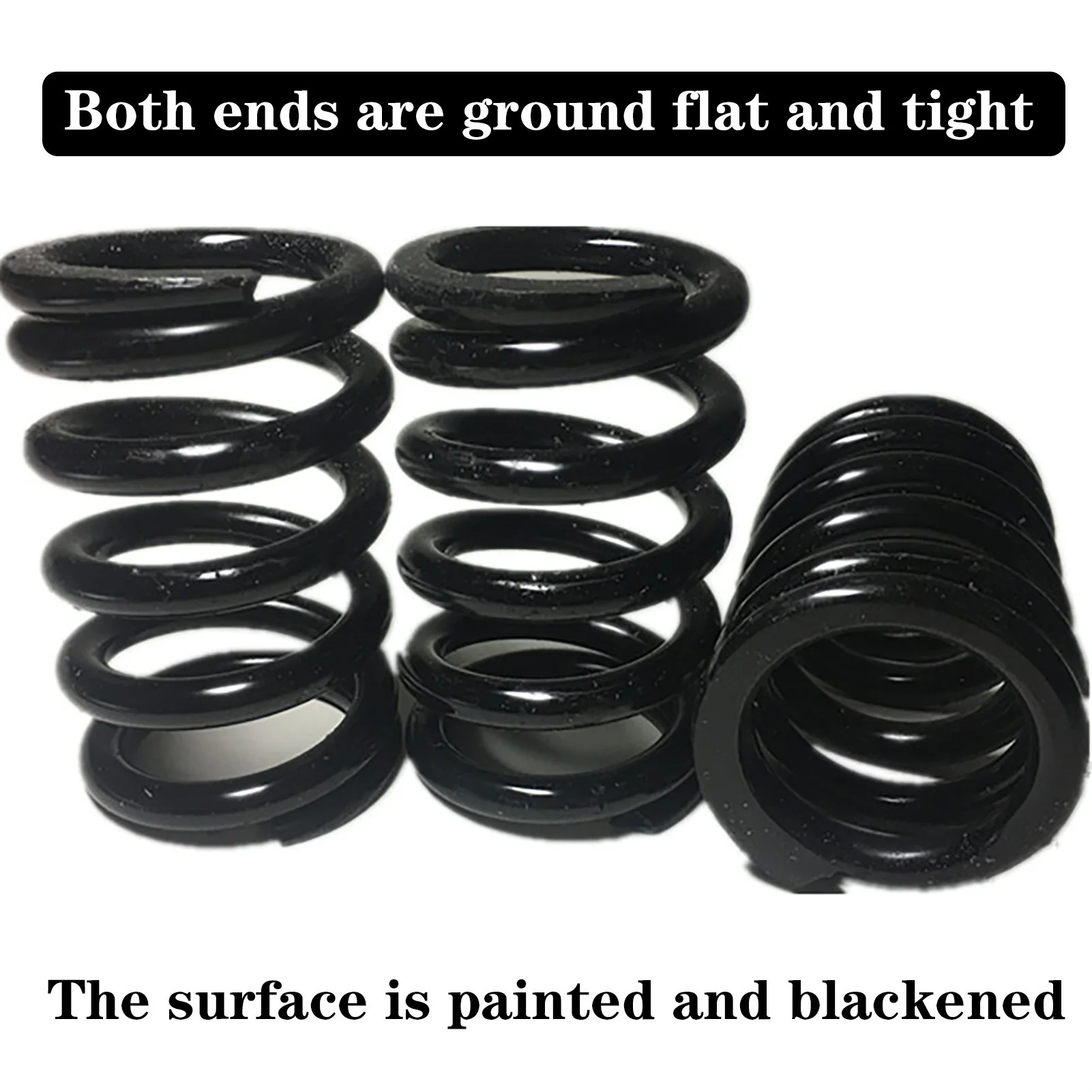 1 Pieces, 6x66x66mm, 6x66x90mm, Big Compression Coil Spring, Wire Diameter 6mm, Outer Diameter 66mm, Length 66/90mm, 65MN