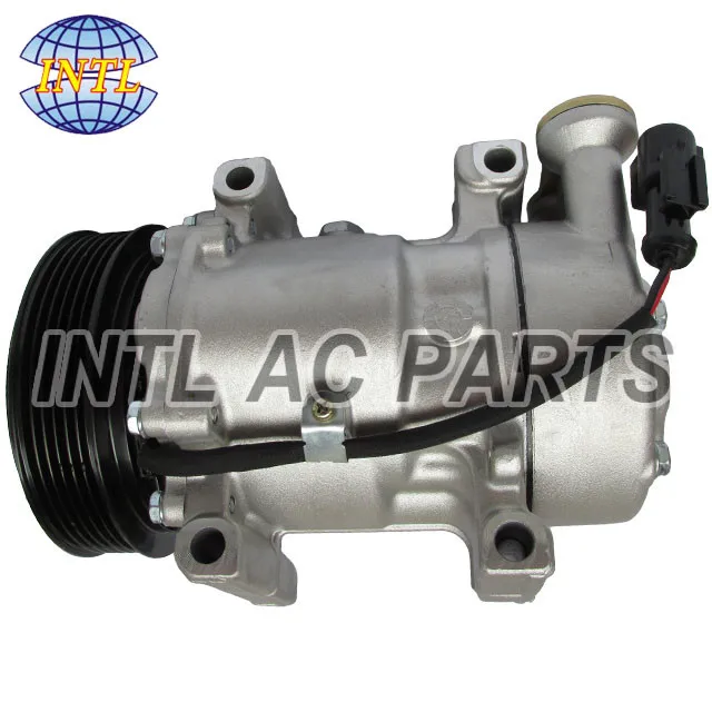 

2S6119D629AD 2S6119D629AE 1321791 1442 1442F 1436 SANDEN SD6V12 auto A/C ac compressor for FORD FIESTA/FUSION/MAZDA 2 DIESEL