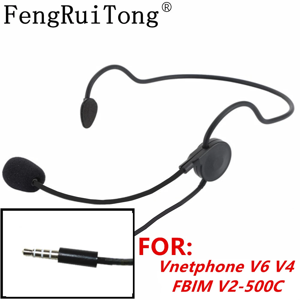 Referee Earhook Headphone 3.5mm Jack Headset for Vnetphone V6 V4 FBIM V2-500C Motorcycle Bluetooth Intercom BT Interphone