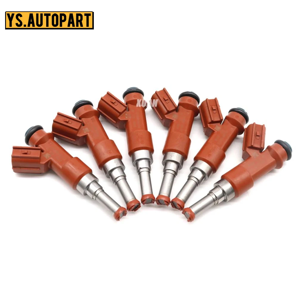 6pcs/lot Fuel injectors 23250-0P040 Fit For Toyota Avalon RAV4 Sienna Camry Highlander Venza Lexus ES350 RX330 3.5L 2005-2010