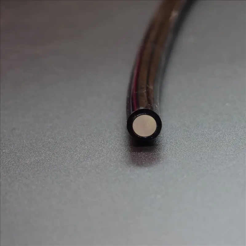 Cavo in fibra ottica in plastica con copertura nera da 1 ~ 100 mX PMMA, diametro interno 1 mm ~ 10 mm per illuminazione decorativa