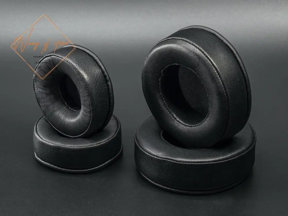 양모 가죽 메모리 폼 이어 패드 Sennheiser AKG Hifiman ATH Philips Fostex Sony 헤드폰 헤드셋 용 모든 크기