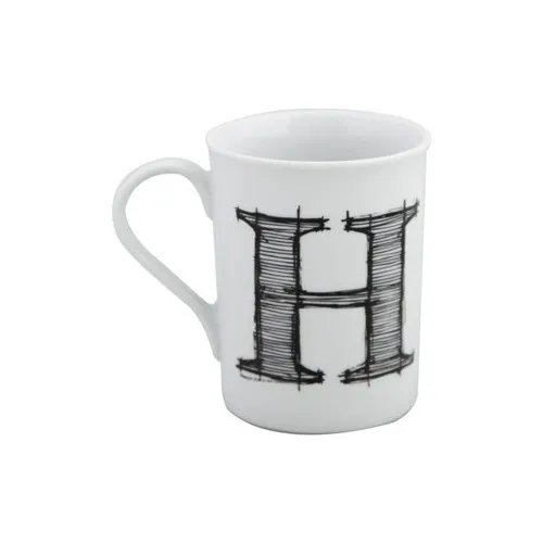 Letter (H) mug 285 cc Tea Coffee Cups Tea Coffee Sets Tea Coffee For Trophy Turkish Tea Cup Set Glass Porcelain Ceramic