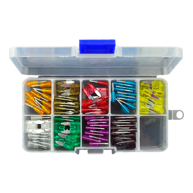 

90pcs/lot Automotive Car Motorcycle Blade Fuse Kit Assortment fuses 5A 7.5A 10A 15A 20A 25A 30A 35A 40A