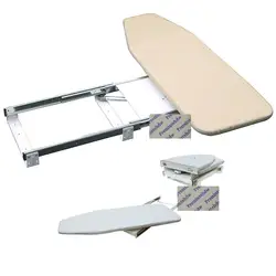 Slide Out Rotatable Iron Board Closet Wardrobe Concealed Soft Closing Retractable Folding