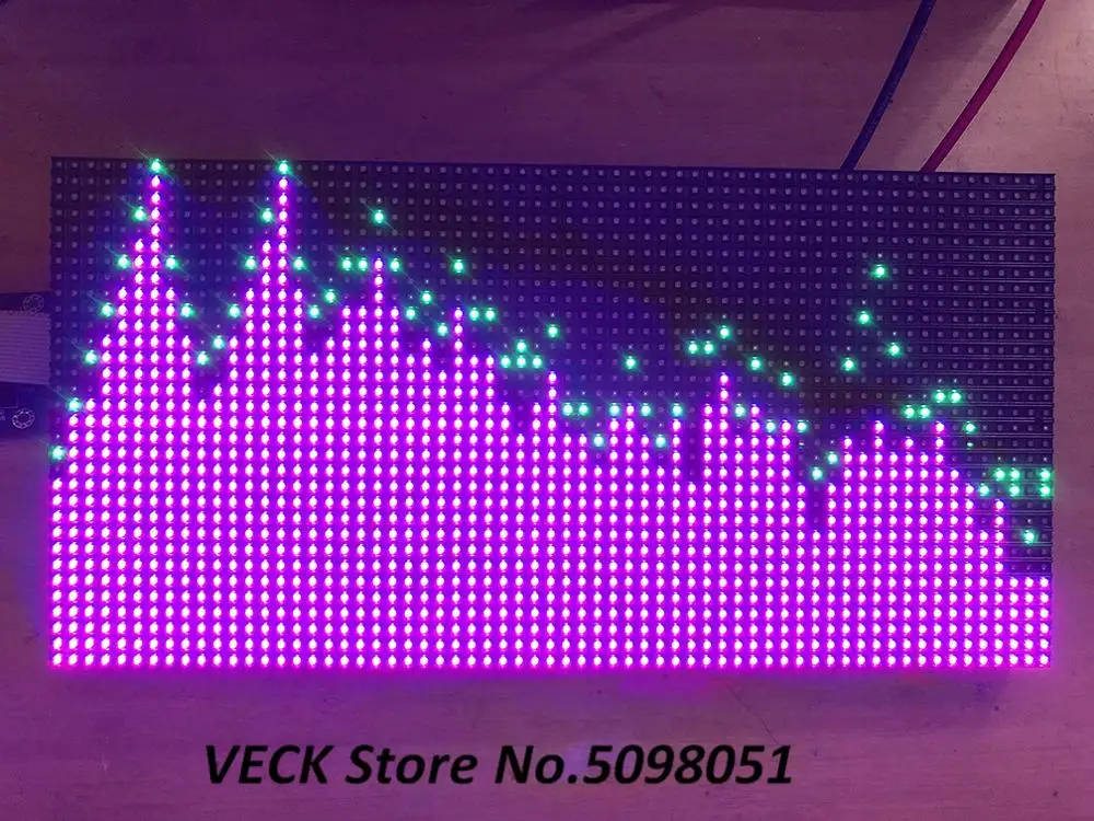 AS3264 Full Color RGB Music Spectrum Display 2048 Point LED Light