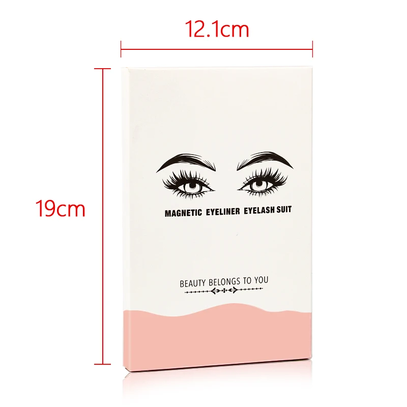 Magnetic Mink Eyelashes 2/3/5/10 Pairs Soft False Eyelashes Natural Magnetic Mink Lashes Liquid Eyeliner Tweezer Sets Makeup Hot