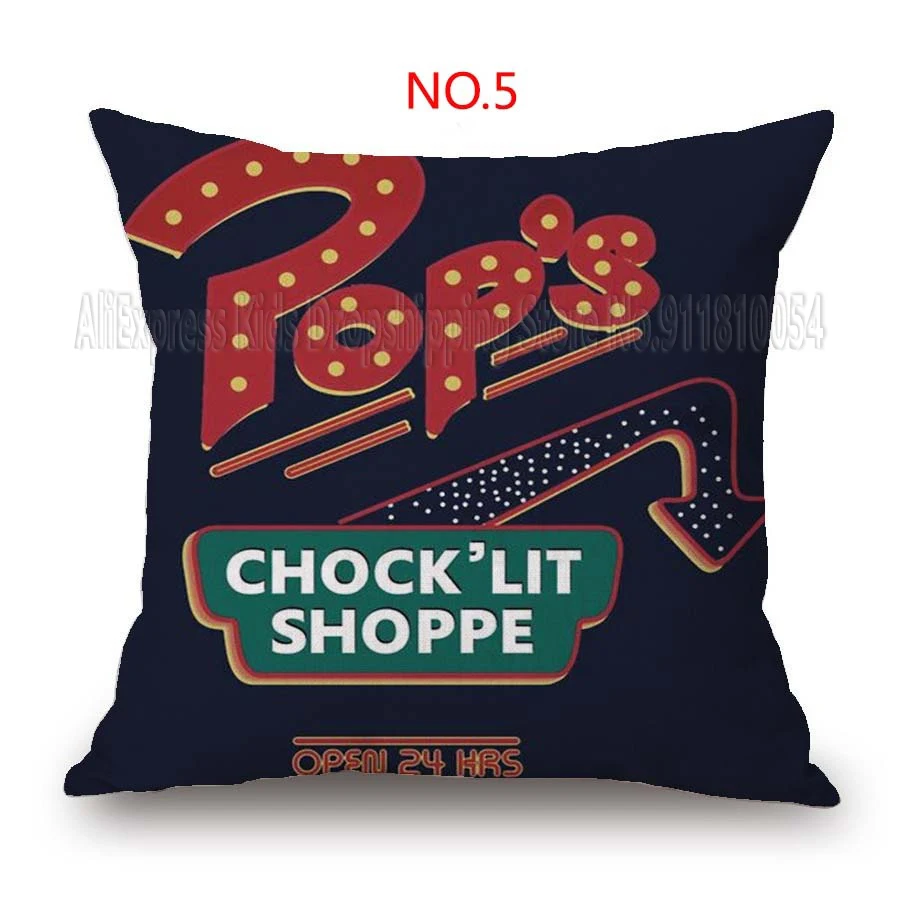 Riverdale Pillow Case Cushion Cover Color Throw Case For Sofa Car Home Decorative Pillowcase Pillow Cover Decoration