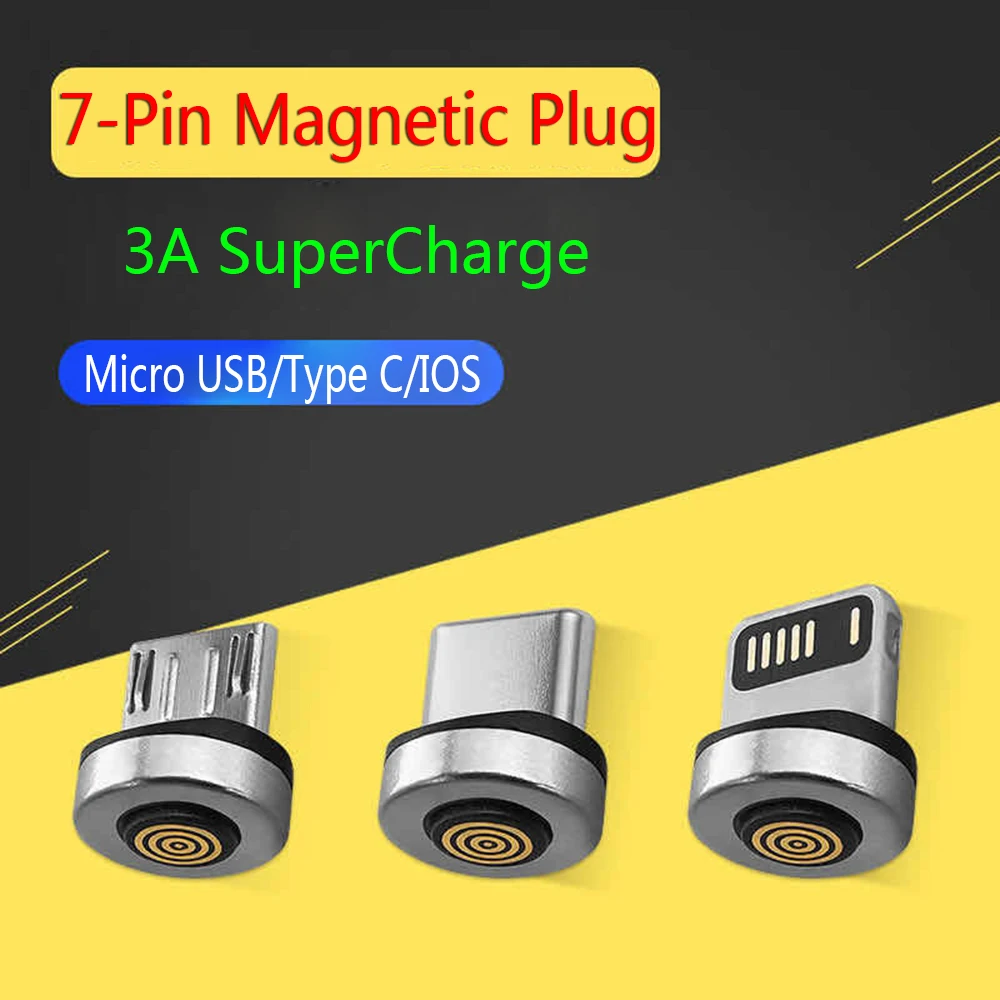 Multifunction Magnetic Cable Micro USB Type C Cable Quick Charge 3 Phone Cables Wholesale Mobile Phone Accessories Dropshipping