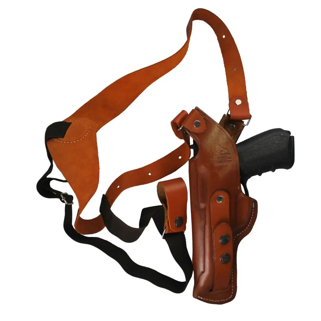 YT HOBBY Stoeger Cougar 8000ไหล่Holster Handmade RealหนังปกปิดCarry Underarmแนวตั้งปืนพกกระเป๋า