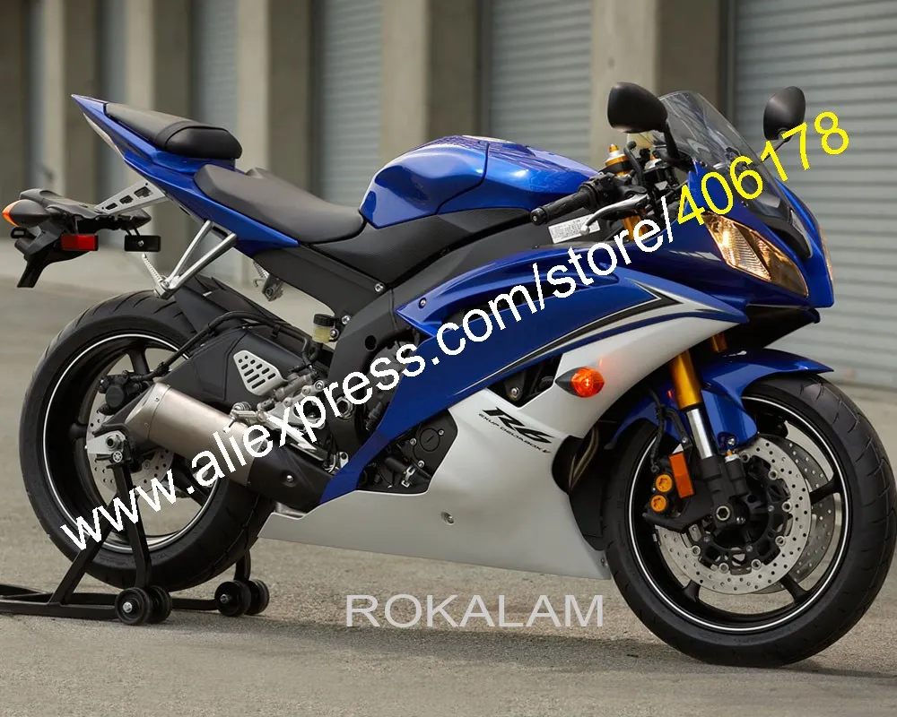 

For Yamaha YZF R6 08 09 12 13 14 15 16 YZF-R6 YZF600 2008-2016 YZFR6 Aftermarket ABS Fairing Kit (Injection Molding)