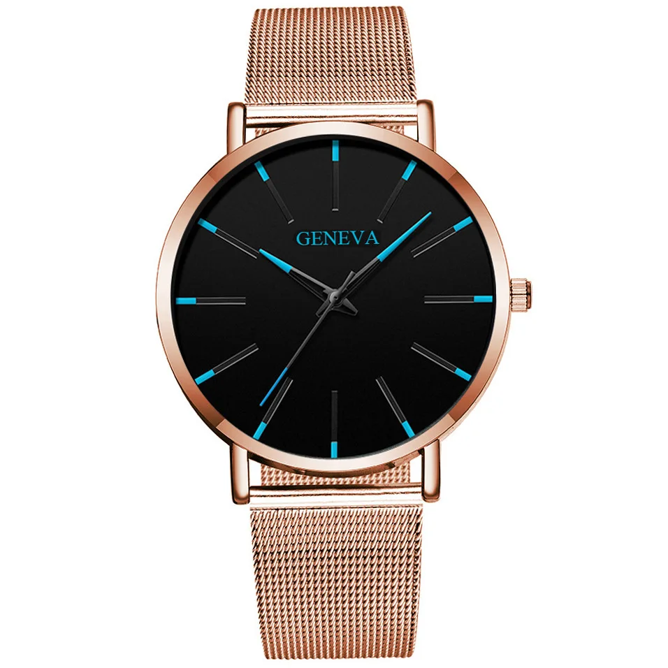 Luxury Minimalist Men\'s Fashion Ultra Thin Watches Simple Men Business Stainless Steel Mesh Belt Quartz Watch Relogio Masculino