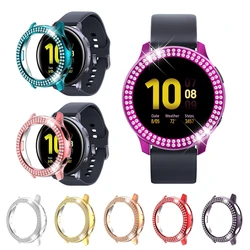 For Samsung Galaxy Watch Active 2 Case For Galaxy Watch Active2 40mm 44mm Hard PC Luxury Diamond Cover Bumper Protective Shell