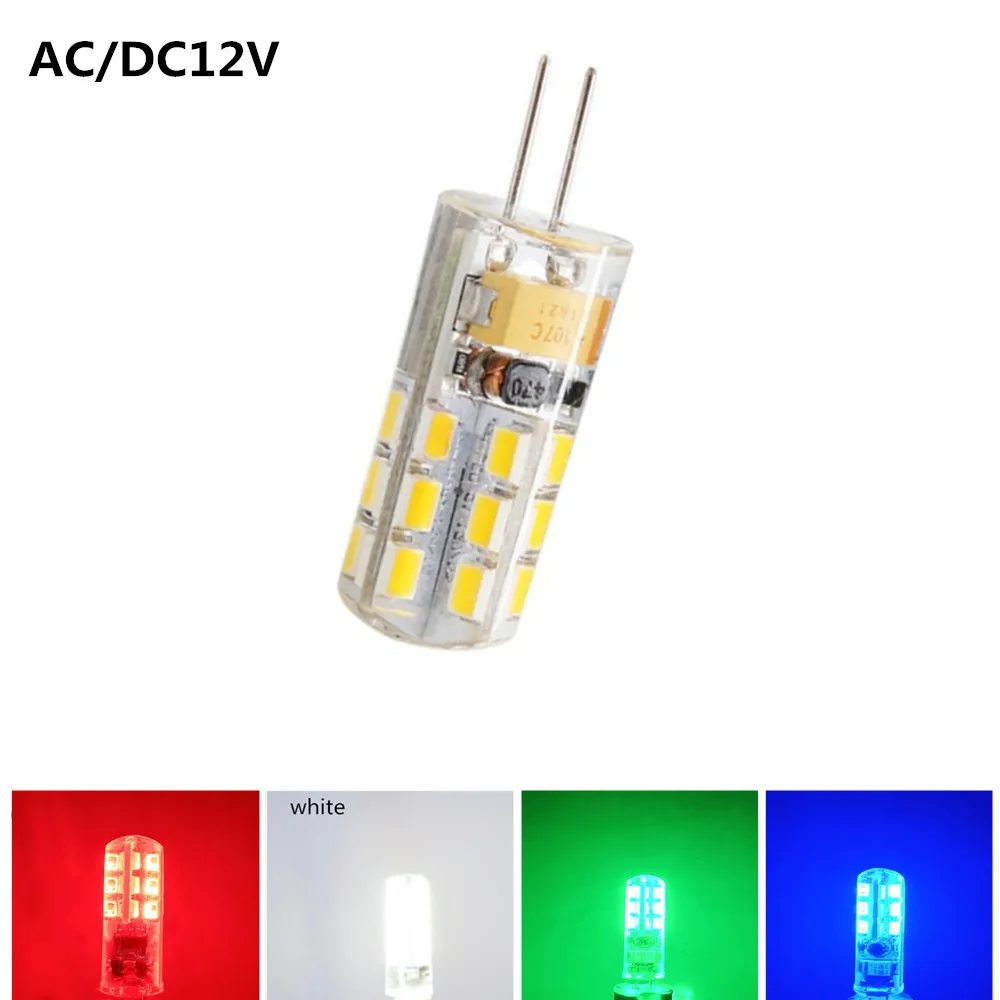 AC/DC 12v G4 blue led ac12v red G4 led 12v green G4 led dc12v G4 green led 12v blue G4 LED Chandelier bulb crystal light source